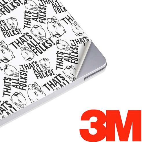 Looney Tunes Porky Pig Black and White Surface Laptop 2 Skin